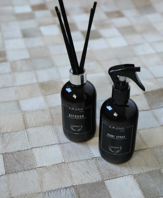 Kit Difusor e Home spray Âmbar Black Edition  - Imagem 2 - Amana Concept